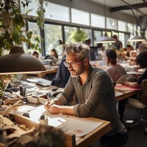 Analyste financier professionnel masculin